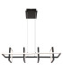 Wolfhard Squares Pendant Ceiling Light Matt Black 4x LED Dimmable 2700-6000K Remote Control-3
