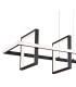 Wolfhard Squares Pendant Ceiling Light Matt Black 4x LED Dimmable 2700-6000K Remote Control-4
