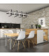 Wolfhard Squares Pendant Ceiling Light Matt Black 4x LED Dimmable 2700-6000K Remote Control-12