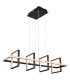 Wolfhard Squares Pendant Ceiling Light Matt Black 4x LED Dimmable 2700-6000K Remote Control-13