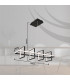 Wolfhard Squares Pendant Ceiling Light Matt Black 4x LED Dimmable 2700-6000K Remote Control-14