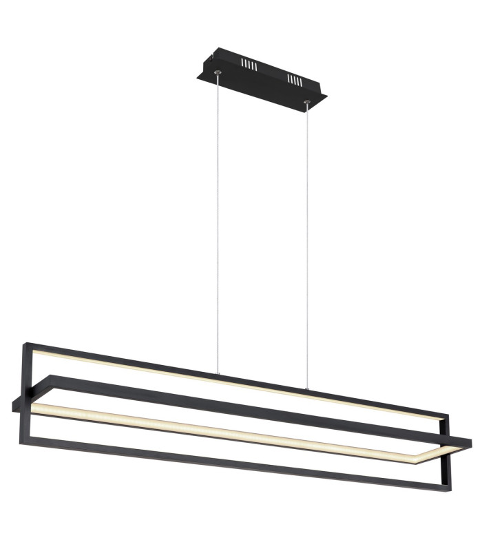Flips Pendant Ceiling Light Matt Black LED Dimmable 2700-6500K Remote Control Timer-1