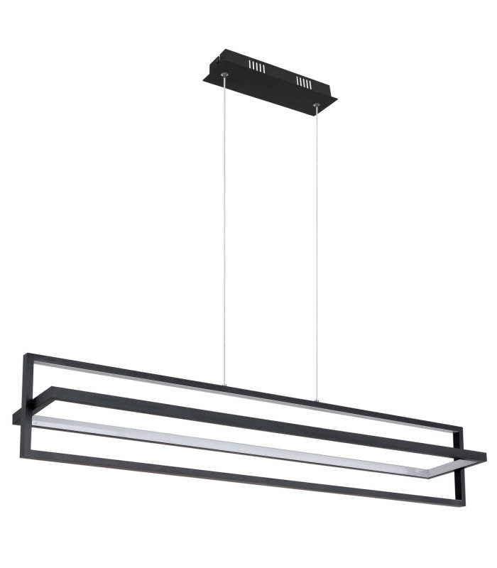 Flips Pendant Ceiling Light Matt Black LED Dimmable 2700-6500K Remote Control Timer-2