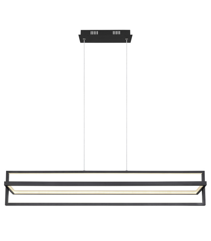 Flips Pendant Ceiling Light Matt Black LED Dimmable 2700-6500K Remote Control Timer-3