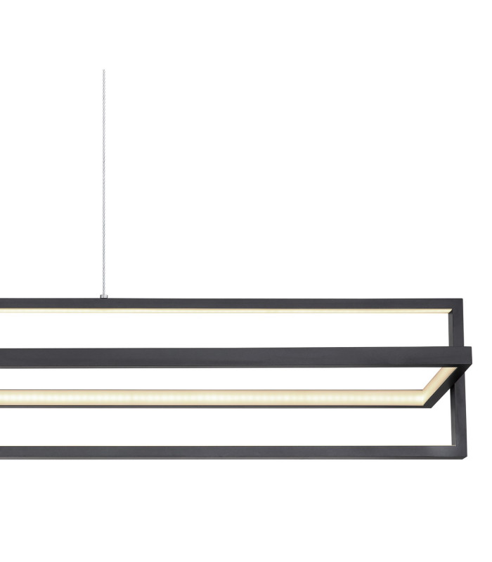 Flips Pendant Ceiling Light Matt Black LED Dimmable 2700-6500K Remote Control Timer-4