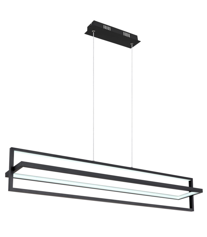 Flips Pendant Ceiling Light Matt Black LED Dimmable 2700-6500K Remote Control Timer-6