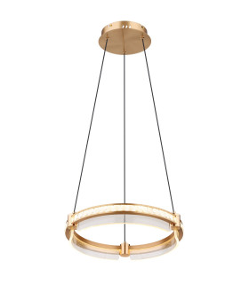 Blondie Ring Pendant Ceiling Light Gold Colors K5 Crystals LED Dimmable 2700-6000K Remote Control-1