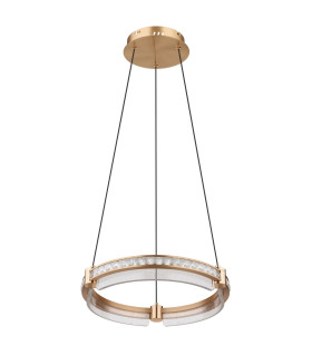 Blondie Ring Pendant Ceiling Light Gold Colors K5 Crystals LED Dimmable 2700-6000K Remote Control-2