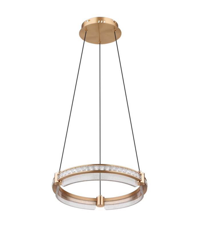 Blondie Ring Pendant Ceiling Light Gold Colors K5 Crystals LED Dimmable 2700-6000K Remote Control-2