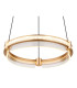 Blondie Ring Pendant Ceiling Light Gold Colors K5 Crystals LED Dimmable 2700-6000K Remote Control-3
