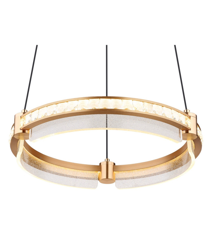 Blondie Ring Pendant Ceiling Light Gold Colors K5 Crystals LED Dimmable 2700-6000K Remote Control-3