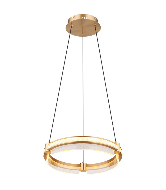 Blondie Ring Pendant Ceiling Light Gold Colors K5 Crystals LED Dimmable 2700-6000K Remote Control-5