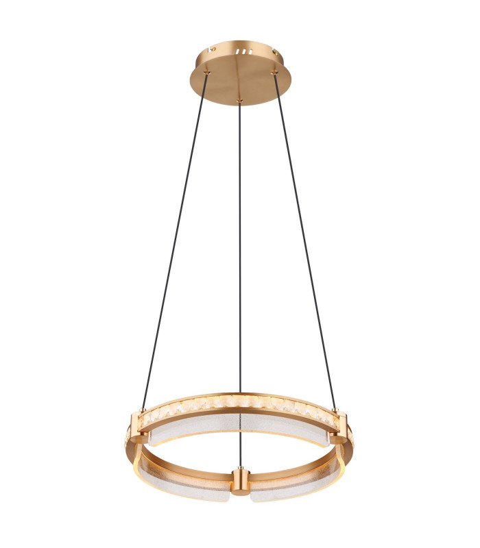 Blondie Ring Pendant Ceiling Light Gold Colors K5 Crystals LED Dimmable 2700-6000K Remote Control-13