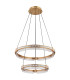 Blondie Twin Ring Pendant Ceiling Light Gold Colors K5 Crystals 2x LED Dimmable 2700-6000K Remote Control-2