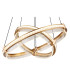 Blondie Twin Ring Pendant Ceiling Light Gold Colors K5 Crystals 2x LED Dimmable 2700-6000K Remote Control-3