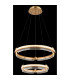 Blondie Twin Ring Pendant Ceiling Light Gold Colors K5 Crystals 2x LED Dimmable 2700-6000K Remote Control-4