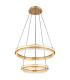 Blondie Twin Ring Pendant Ceiling Light Gold Colors K5 Crystals 2x LED Dimmable 2700-6000K Remote Control-5
