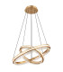 Blondie Twin Ring Pendant Ceiling Light Gold Colors K5 Crystals 2x LED Dimmable 2700-6000K Remote Control-7