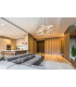Blondie Twin Ring Pendant Ceiling Light Gold Colors K5 Crystals 2x LED Dimmable 2700-6000K Remote Control-12