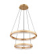 Blondie Twin Ring Pendant Ceiling Light Gold Colors K5 Crystals 2x LED Dimmable 2700-6000K Remote Control-14