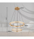 Blondie Twin Ring Pendant Ceiling Light Gold Colors K5 Crystals 2x LED Dimmable 2700-6000K Remote Control-15