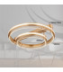 Blondie Twin Ring Integrated LED Semi Flush Ceiling Light Gold Colors K5 Crystals 2x LED Dimmable 2700-6000K Remote Control-14