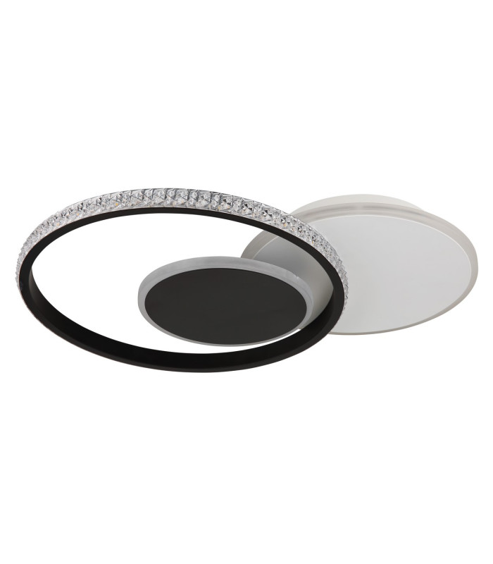 Perlix Integrated LED Semi Flush Ceiling Light White Matt 3x LED 3000K-2