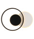 Perlix Integrated LED Semi Flush Ceiling Light White Matt 3x LED 3000K-3