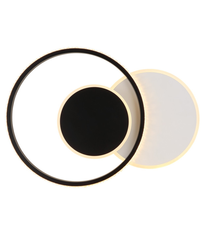 Perlix Integrated LED Semi Flush Ceiling Light White Matt 3x LED 3000K-3