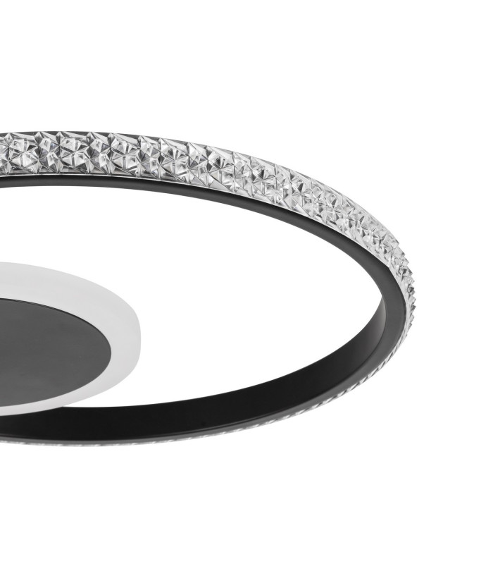 Perlix Integrated LED Semi Flush Ceiling Light White Matt 3x LED 3000K-6
