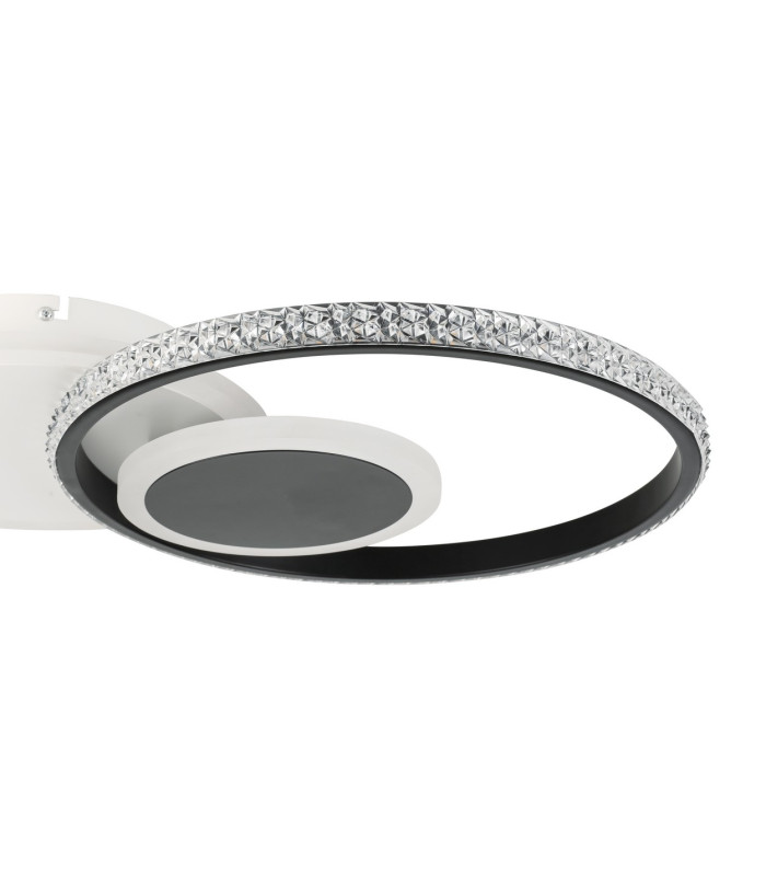 Perlix Integrated LED Semi Flush Ceiling Light White Matt 3x LED 3000K-7