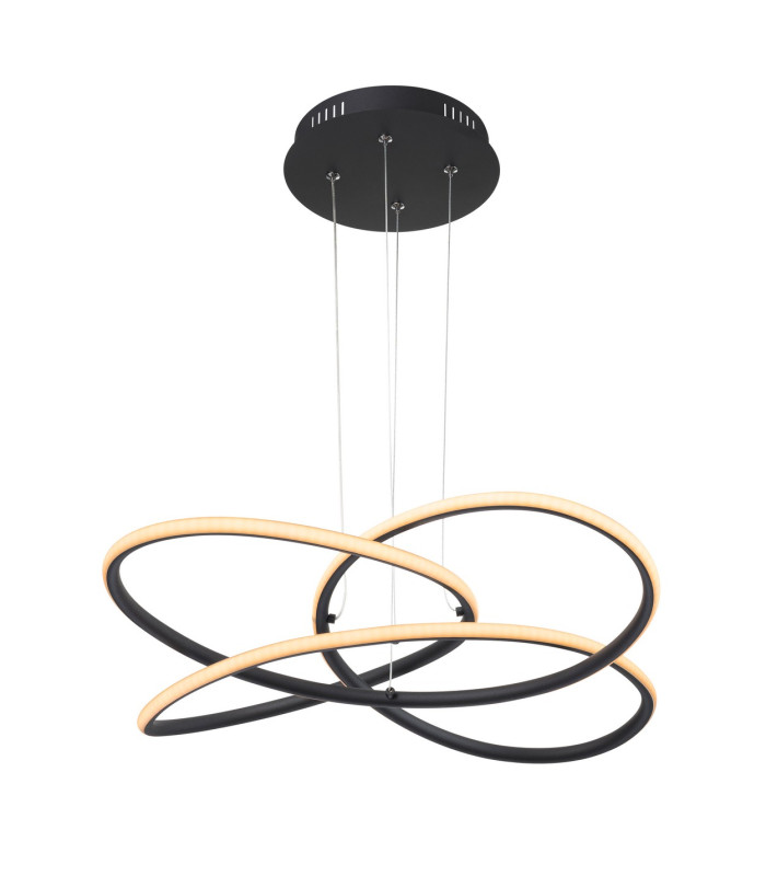 Panda Pendant Ceiling Light Matt Black LED 3000K-1