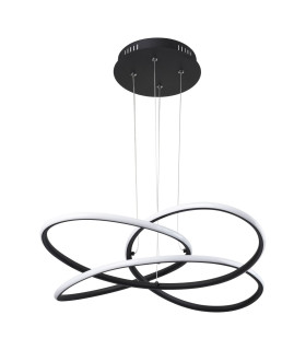 Panda Pendant Ceiling Light Matt Black LED 3000K-2