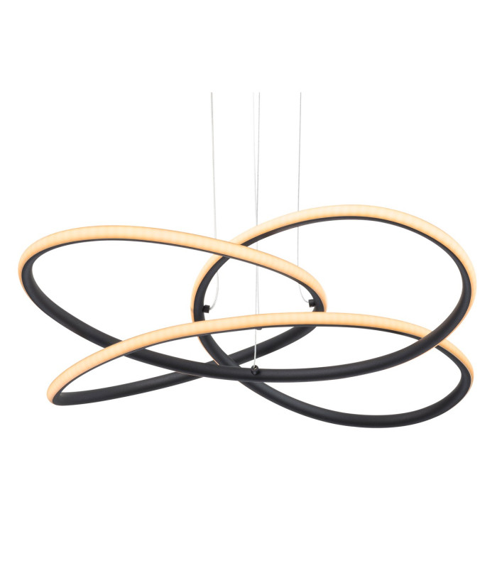Panda Pendant Ceiling Light Matt Black LED 3000K-3