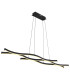 Geronimo Pendant Ceiling Light Matt Black 3x LED 3000K-1