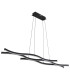 Geronimo Pendant Ceiling Light Matt Black 3x LED 3000K-2