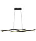 Geronimo Pendant Ceiling Light Matt Black 3x LED 3000K-3