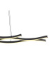 Geronimo Pendant Ceiling Light Matt Black 3x LED 3000K-4