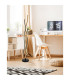 Geronimo LED Integrated Floor Lamp Matt Black Wood Effect 3x LED 3000K-5