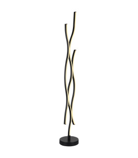 Geronimo LED Integrated Floor Lamp Matt Black 3x LED 3000K-1