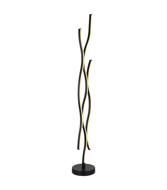 Geronimo LED Integrated Floor Lamp Matt Black 3x LED 3000K-1