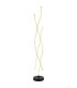 Geronimo LED Integrated Floor Lamp Matt Black 3x LED 3000K-3