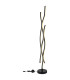 Geronimo LED Integrated Floor Lamp Matt Black 3x LED 3000K-4