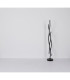 Geronimo LED Integrated Floor Lamp Matt Black 3x LED 3000K-7