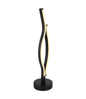 Geronimo Integrated LED Table Lamp Matt Black 2x LED 3000K-1