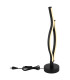 Geronimo Integrated LED Table Lamp Matt Black 2x LED 3000K-4