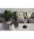 Geronimo Integrated LED Table Lamp Matt Black 2x LED 3000K-5