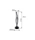 Geronimo Integrated LED Table Lamp Matt Black 2x LED 3000K-6