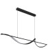 Violino Pendant Ceiling Light Matt Black LED 3000K-2