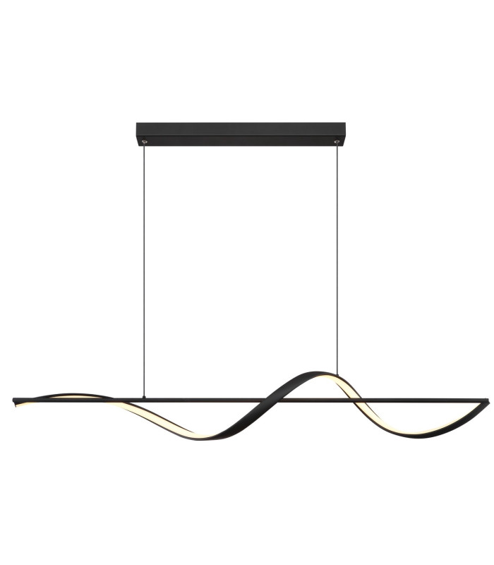 Violino Pendant Ceiling Light Matt Black LED 3000K-3